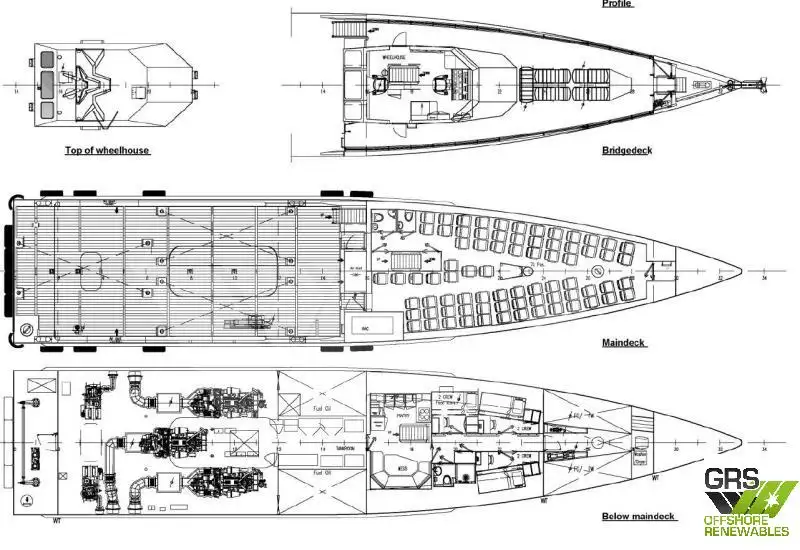 洋上風力発電所サービス船 販売中